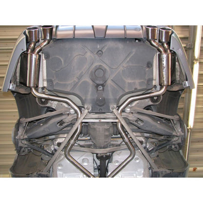 Halbanlage ab KAT mit links/rechts je 2 Endrohren 115x85mm (Typ 32), KEINE (EG-) GENEHMIGUNG!