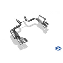 Sportschalldämpfer mit links/rechts je 2 Endrohre 115x85mm (Typ 32), KEINE (EG-) GENEHMIGUNG!