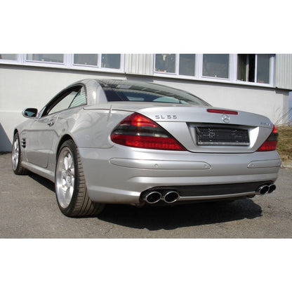 Sportschalldämpfer mit links/rechts je 2 Endrohre 115x85mm (Typ 32), KEINE (EG-) GENEHMIGUNG!