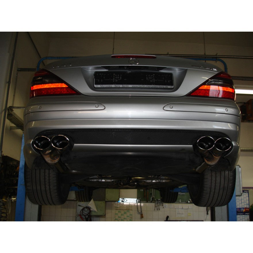 Sportschalldämpfer mit links/rechts je 2 Endrohre 115x85mm (Typ 32), KEINE (EG-) GENEHMIGUNG!