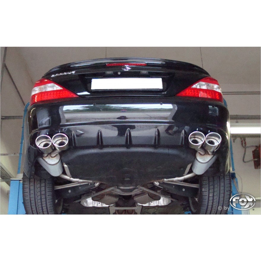 Sportschalldämpfer mit links/rechts je 2 Endrohren 115x85mm (Typ 32), inkl. (EG-) GENEHMIGUNG!