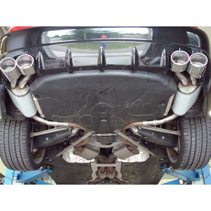 Sportschalldämpfer mit links/rechts je 2 Endrohren 115x85mm (Typ 32), inkl. (EG-) GENEHMIGUNG!