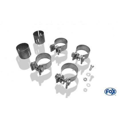 Sportschalldämpfer mit links/rechts je 2 Endrohren 115x85mm (Typ 32), inkl. (EG-) GENEHMIGUNG!