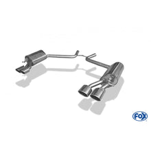 Sportschalldämpfer mit links/rechts je 2 Endrohren 115x85mm (Typ 32), inkl. (EG-) GENEHMIGUNG!