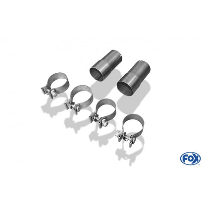 Sportschalldämpfer mit links/rechts je 2 Endrohren 90mm (Typ 13), inkl. (EG-) GENEHMIGUNG!