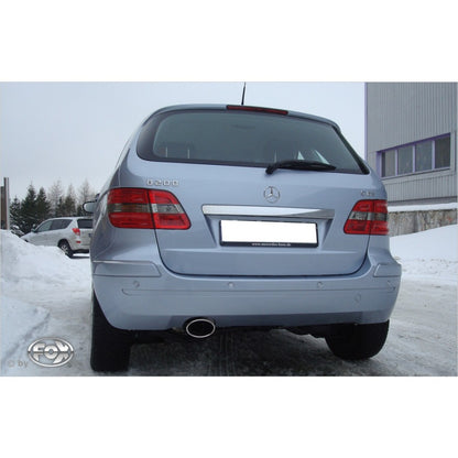 Sportschalldämpfer mit 1 Endrohr 140x90mm (Typ 32), inkl. (EG-) GENEHMIGUNG!