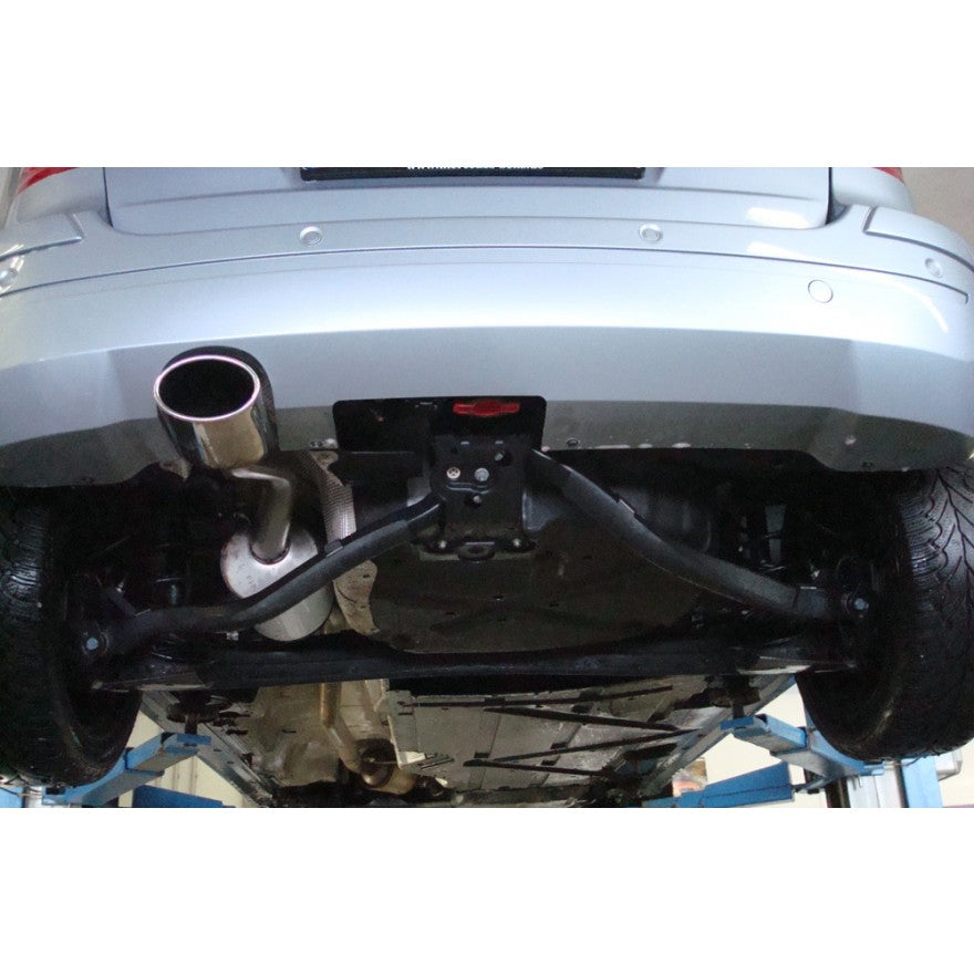 Sportschalldämpfer mit 1 Endrohr 140x90mm (Typ 32), inkl. (EG-) GENEHMIGUNG!