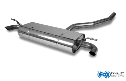 Sportschalldämpfer mit Verwendung der originalen Endrohrblenden, inkl. (EG-) GENEHMIGUNG!