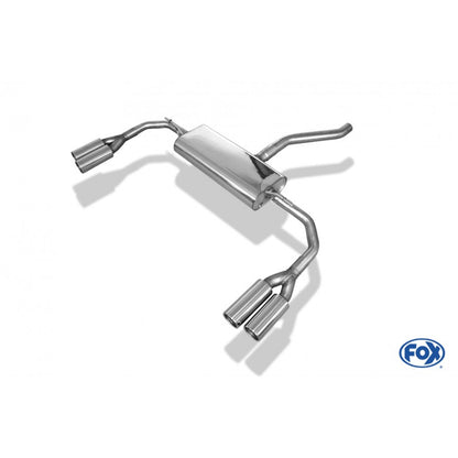 Sportschalldämpfer mit links/rechts je 2x80mm (Typ 12), inkl. (EG-) GENEHMIGUNG!