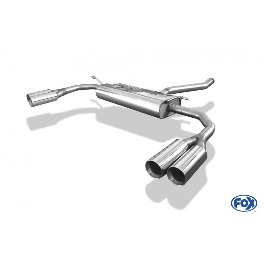 Sportschalldämpfer mit links/rechts je 2x80mm (Typ 24), inkl. (EG-) GENEHMIGUNG!