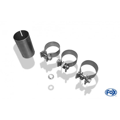 Vorschalldämpfer für Modelle mit waagrechtem KAT, inkl. (EG-) GENEHMIGUNG!