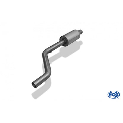 Vorschalldämpfer für Modelle mit waagrechtem KAT, inkl. (EG-) GENEHMIGUNG!