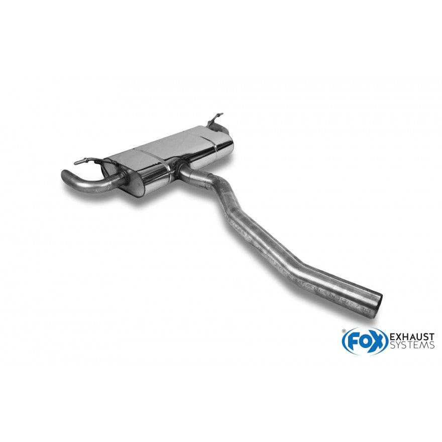 Sportschalldämpfer ohne Endrohre, inkl. (EG-) GENEHMIGUNG!