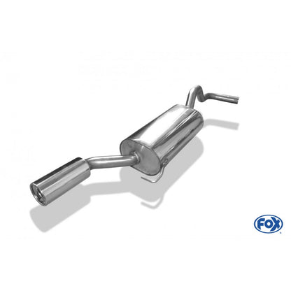 Sportschalldämpfer mit 1 Endrohr 90mm (Typ 13), inkl. (EG-) GENEHMIGUNG!