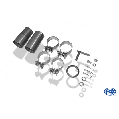 Sportschalldämpfer mit 2 Endrohren 76mm (Typ 17), inkl. (EG-) GENEHMIGUNG!
