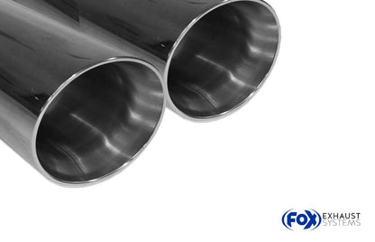 Sportschalldämpfer mit 2 Endrohren 80mm (Typ 25), inkl. (EG-) GENEHMIGUNG!