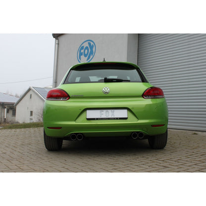 Sportschalldämpfer mit links/rechts je 2 Endrohren 76mm (Typ 25), inkl. (EG-) GENEHMIGUNG!