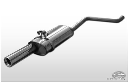 Sportschalldämpfer mit 1 Endrohr 80mm (Typ 13), inkl. (EG-) GENEHMIGUNG!