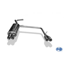 Sportschalldämpfer mit links/rechts je 2 Endrohren 70mm (Typ 13), inkl. TÜV-Teilegutachten!