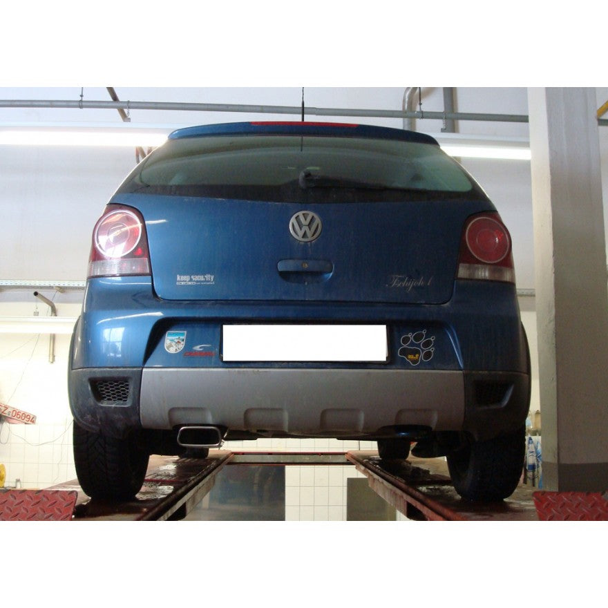 Sportschalldämpfer mit 1 Endrohr 145x65mm (Typ 59), inkl. (EG-) GENEHMIGUNG!