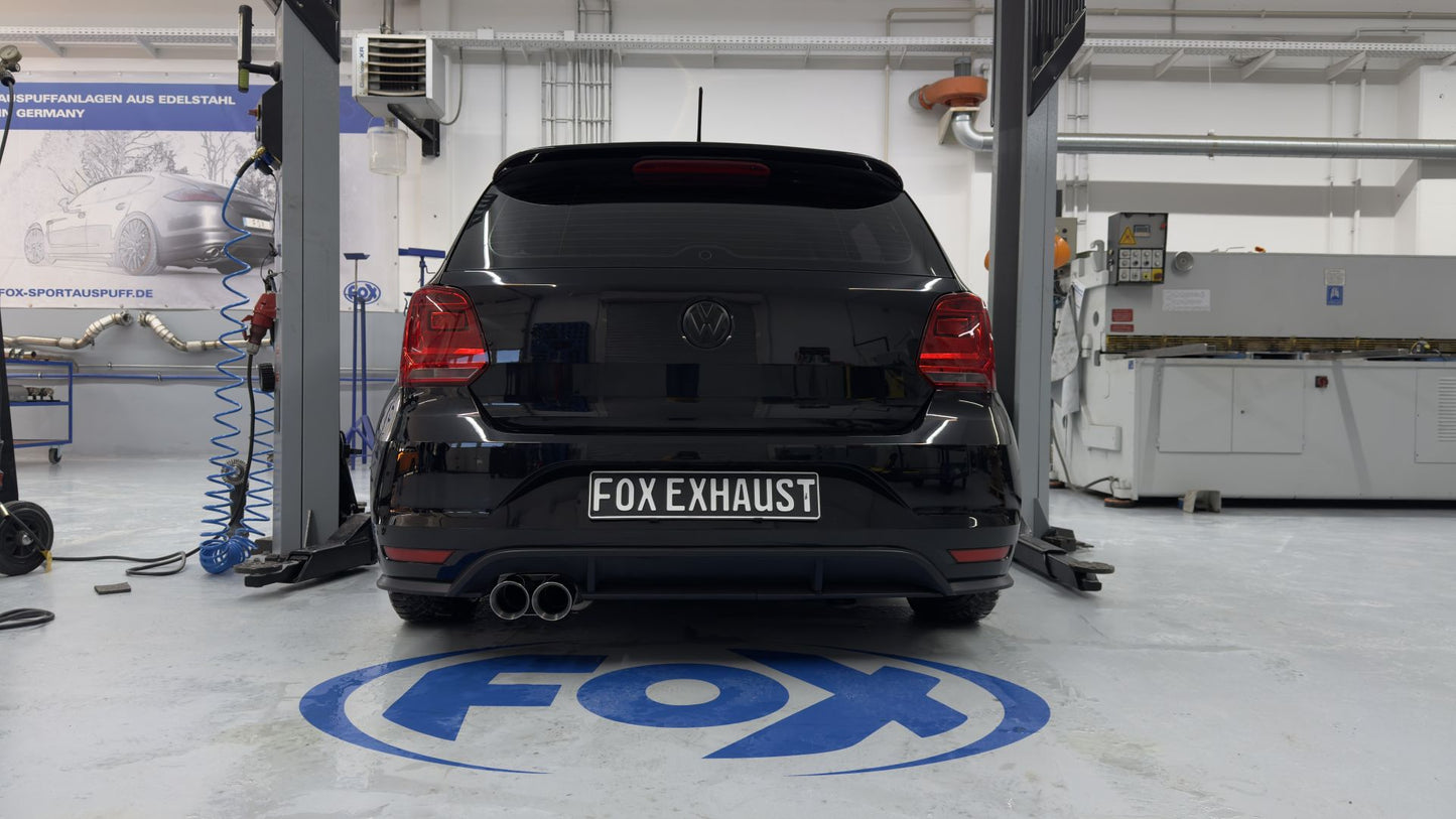 Sportschalldämpfer mit 2 Endrohren 90mm (Typ 25), inkl. (EG-) GENEHMIGUNG!