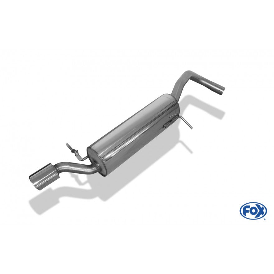 Sportschalldämpfer mit 1 Endrohr 88x74mm (Typ 32), inkl. (EG-) GENEHMIGUNG!
