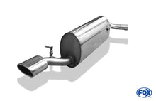 Sportschalldämpfer mit 1 Endrohr 115x85mm (Typ 32), inkl. (EG-) GENEHMIGUNG!