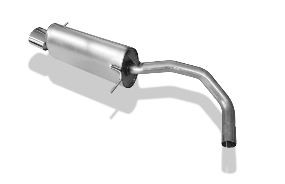 Sportschalldämpfer mit 1 Endrohr 140x90mm (Typ 32), inkl. (EG-) GENEHMIGUNG!