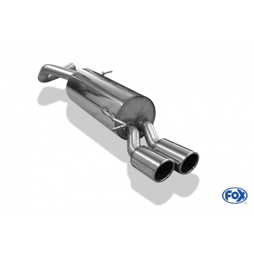 Sportschalldämpfer mit 2 Endrohren 90mm (Typ 16), inkl. (EG-) GENEHMIGUNG!