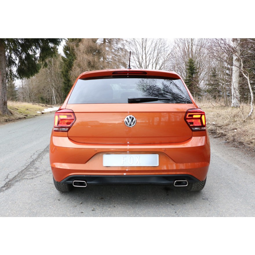 Sportschalldämpfer mit links/rechts je 1 Endrohr 145x65mm (Typ 59), inkl. (EG-) GENEHMIGUNG!