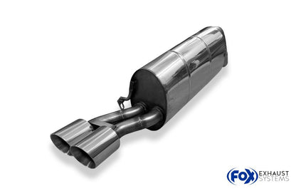 Sportschalldämpfer mit 2 Endrohren 90mm (Typ 25), inkl. (EG-) GENEHMIGUNG!
