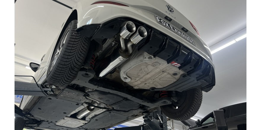 Sportschalldämpfer mit 2 Endrohren 90mm (Typ 25), inkl. (EG-) GENEHMIGUNG!