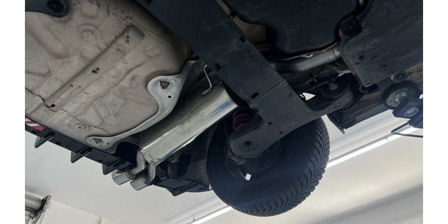 Sportschalldämpfer mit 2 Endrohren 90mm (Typ 25), inkl. (EG-) GENEHMIGUNG!