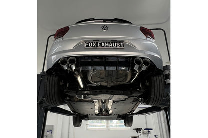 Sportschalldämpfer mit links/rechts je 2 Endrohren 100mm (Typ 25), inkl. (EG-) GENEHMIGUNG!