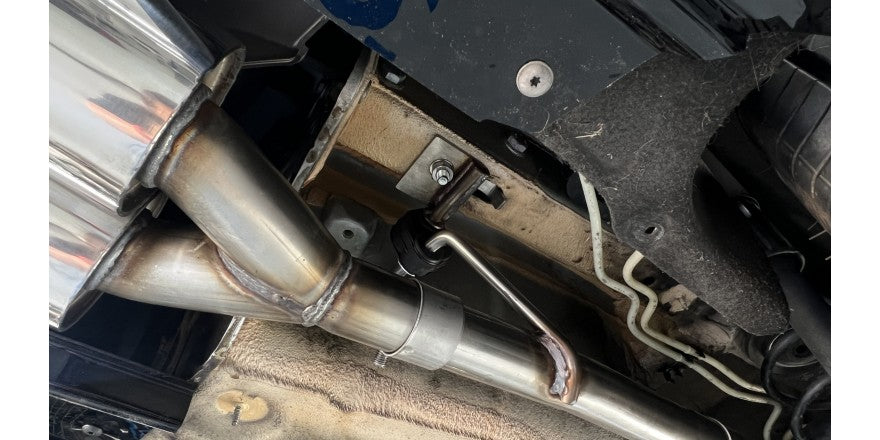 Sportschalldämpfer mit links/rechts je 2 Endrohren 100mm (Typ 25), inkl. (EG-) GENEHMIGUNG!