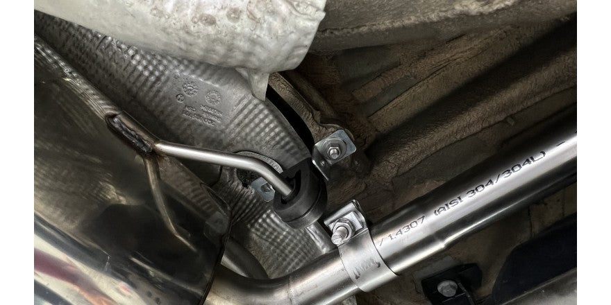 Sportschalldämpfer mit links/rechts je 2 Endrohren 100mm (Typ 25), inkl. (EG-) GENEHMIGUNG!