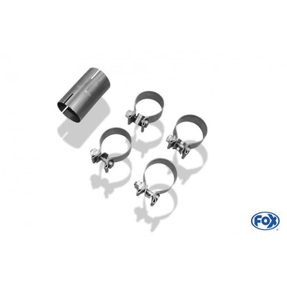 Sportschalldämpfer mit 1 Endrohr 63,5mm (Typ 23), inkl. (EG-) GENEHMIGUNG!