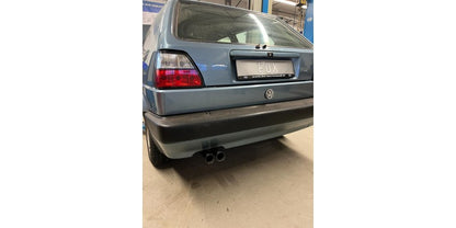 Sportschalldämpfer mit 2 Endrohren 55mm (Typ 10), inkl. (EG-) GENEHMIGUNG!