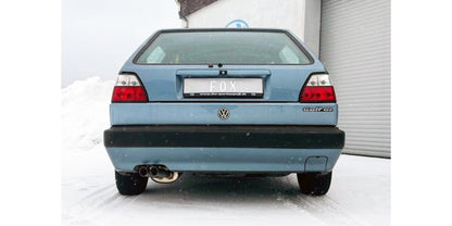 Sportschalldämpfer mit 2 Endrohren 55mm (Typ 14) mit Knick nach links, inkl. (EG-) GENEHMIGUNG!