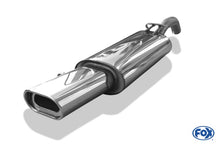 Sportschalldämpfer mit 1 Endrohr 135x80mm (Typ 53), inkl. (EG-) GENEHMIGUNG!