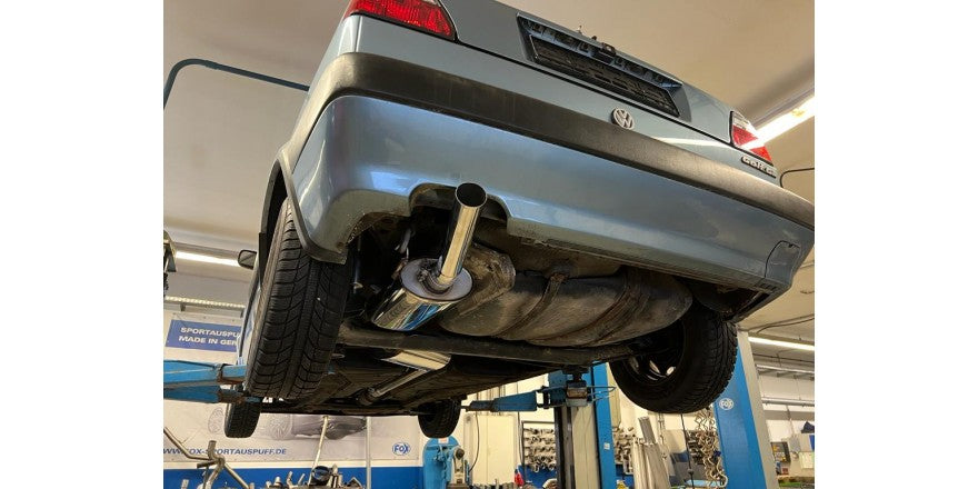 Sportschalldämpfer mit 1 Endrohr 60mm (Typ 10), inkl. (EG-) GENEHMIGUNG!