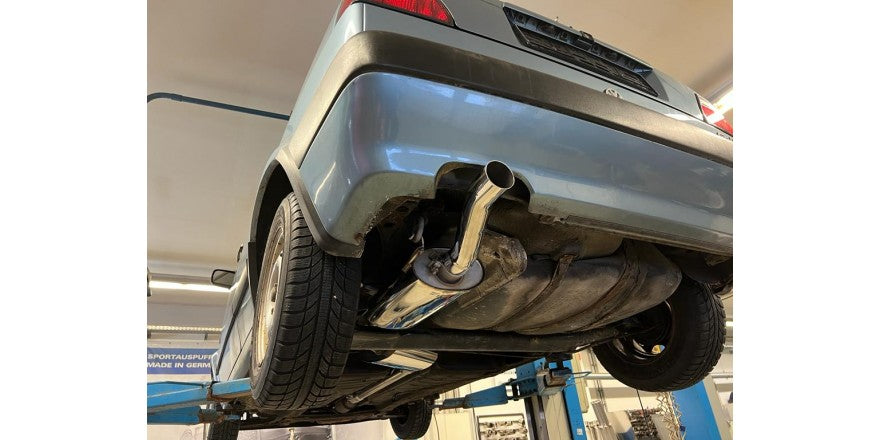 Sportschalldämpfer mit 1 Endrohr 63mm (Typ 23), inkl. (EG-) GENEHMIGUNG!