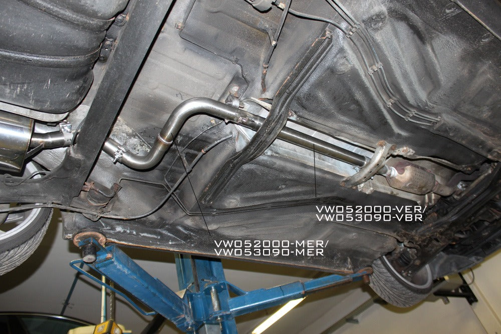 Mittelschalldämpfer-Ersatzrohr, KEINE (EG-) GENEHMIGUNG!