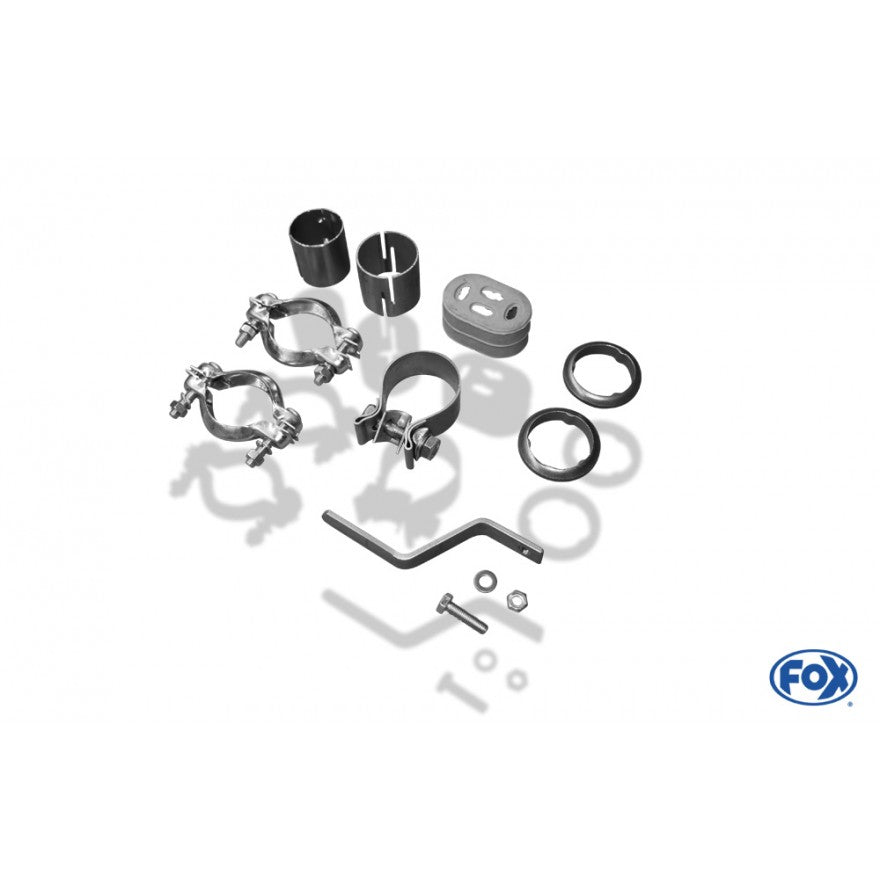 Sportschalldämpfer mit links/rechts je 1 Endrohr 135x80mm (Typ 53), inkl. (EG-) GENEHMIGUNG!