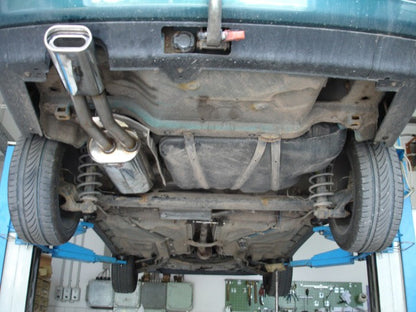 Sportschalldämpfer mit 1 Endrohr 135x80mm (Typ 53), inkl. (EG-) GENEHMIGUNG!