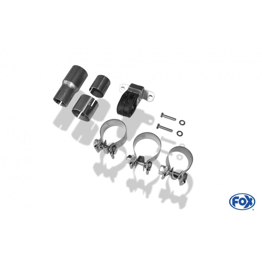 Sportschalldämpfer mit 2 Endrohren 76mm (Typ 18), inkl. (EG-) GENEHMIGUNG!