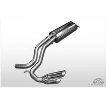 Sportschalldämpfer mit seitlich 2 Endrohren 70mm (Typ 10), inkl. TÜV-Teilegutachten!