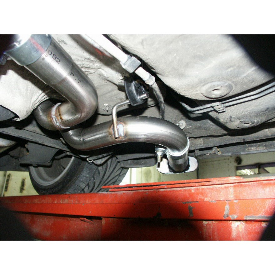 Sportschalldämpfer mit seitlich 1 Endrohr 135x50mm (Typ 50), inkl. TÜV-Teilegutachten!