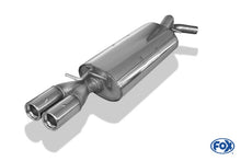 Sportschalldämpfer mit 2 Endrohren 76mm (Typ 13), inkl. TÜV-Teilegutachten!