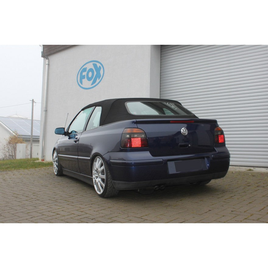 Sportschalldämpfer mit 2 Endrohren 63mm (Typ 28), inkl. (EG-) GENEHMIGUNG!